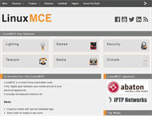 Tablet Screenshot of linuxmce.org